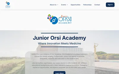 juniororsi.be snapshot