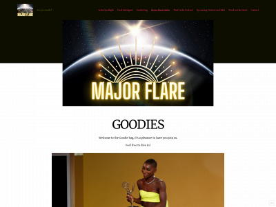 majorflaremedia.com snapshot
