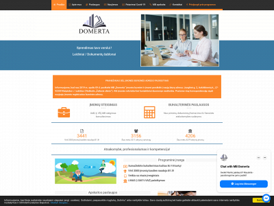 domerta.lt snapshot