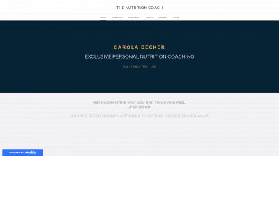 www.carolabecker.com snapshot