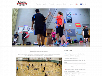 badminton-montreal.com snapshot