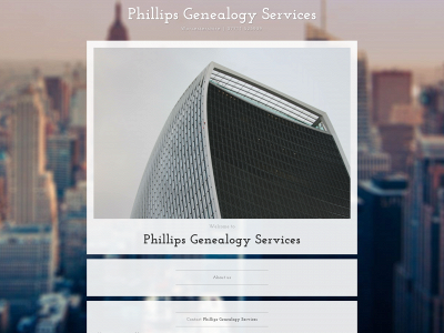 phillipsgenealogyservices.co.uk snapshot