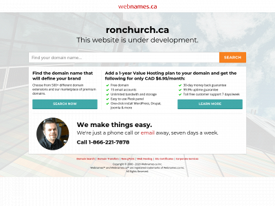 ronchurch.ca snapshot