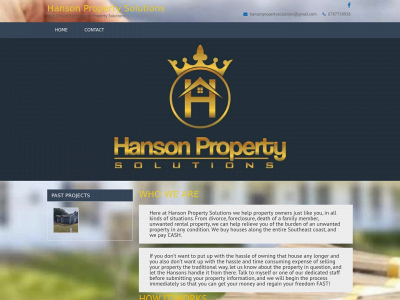 hansonpropertysolution.com snapshot