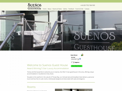 www.suenosguesthouse.com snapshot