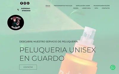 peluqueriamcunisex.com snapshot