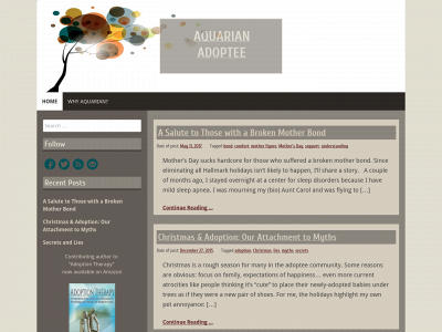aquarianadoptee.com snapshot