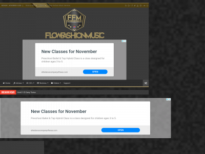 flowfashionmusic.com snapshot