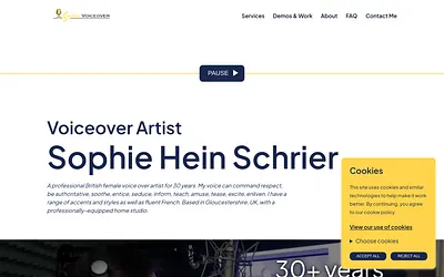 sophievoiceover.co.uk snapshot