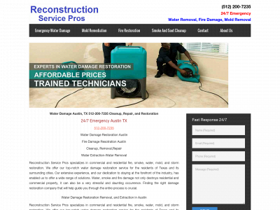 reconstructionservicepros.com snapshot