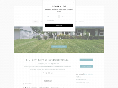 www.jplawncaresupply.com snapshot