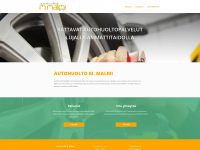 autohuoltomalmi.fi snapshot