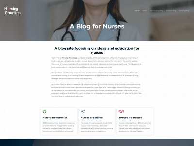 nursingpriorities.com snapshot