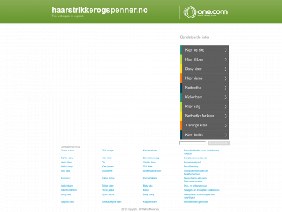 haarstrikkerogspenner.no snapshot