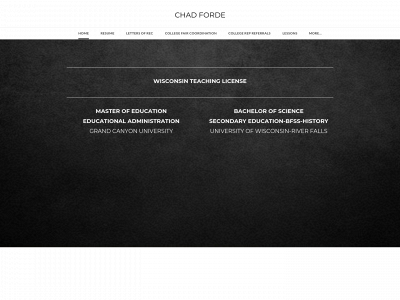 chadforde.weebly.com snapshot
