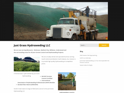 justgrasshydroseeding.com snapshot