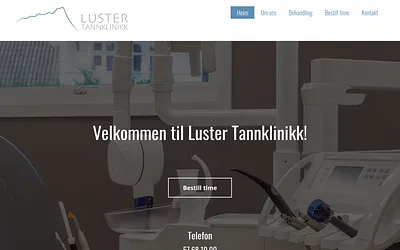 lustertannklinikk.no snapshot