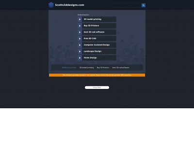scotts3ddesigns.com snapshot