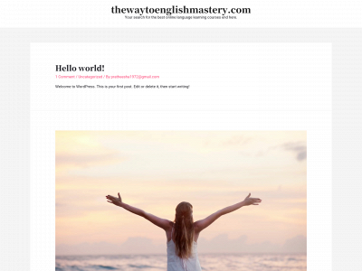 thewaytoenglishmastery.com snapshot