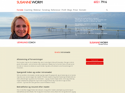 susanneworm.dk snapshot