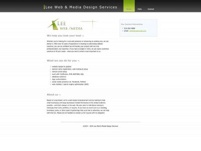 leewebmedia.com snapshot