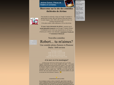 jeromeduboistheatre.fr snapshot