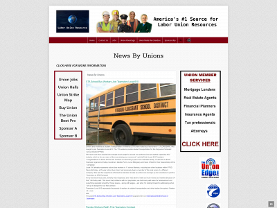 laborunionservices.org snapshot