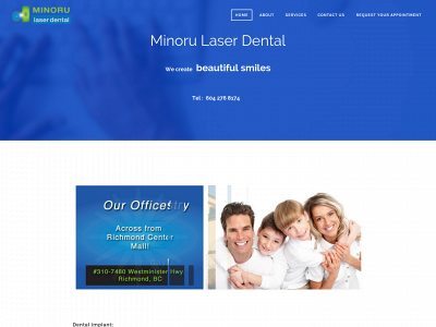 www.minorudental.ca snapshot