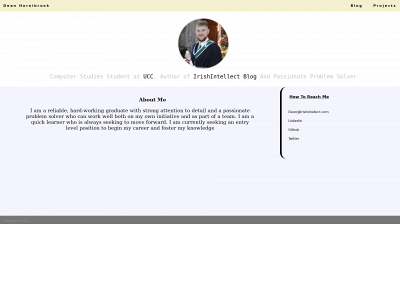 irishintellect.com snapshot