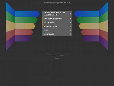 reachingthroughthebars.org snapshot