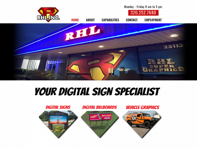 rhlinc.com snapshot