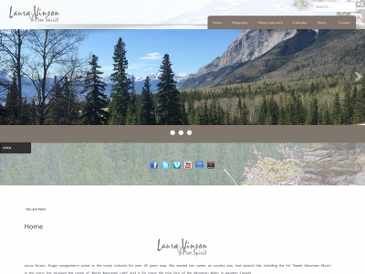 lauravinson.com snapshot