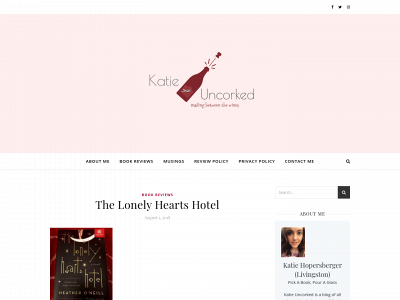 katieuncorked.com snapshot