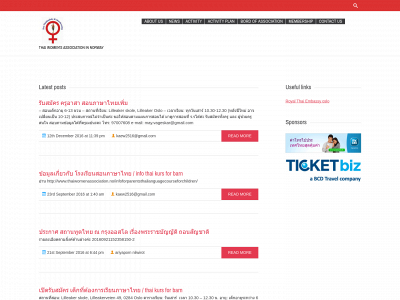 thaiwomenassociation.no snapshot