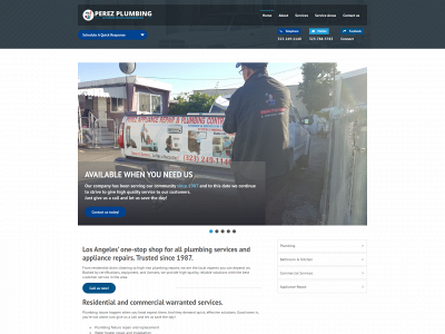 perezplumbing.net snapshot