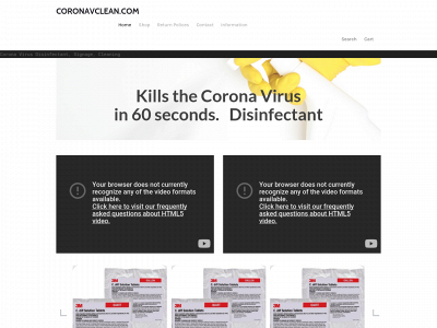 www.coronavclean.com snapshot