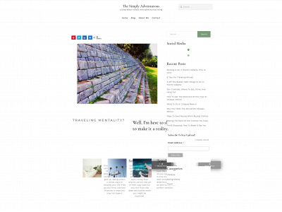 thesimplyadventurous.com snapshot