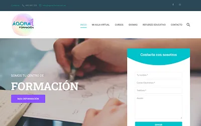 agora-formacion.es snapshot