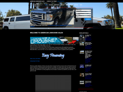 americanlimousinesales.com snapshot