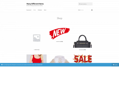 manydifferentitems.com snapshot