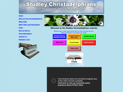 studleychristadelphians.org snapshot