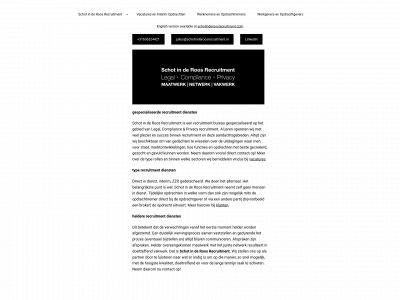 schotinderoosrecruitment.nl snapshot