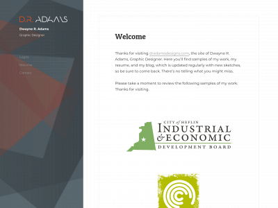 dradamsdesigns.com snapshot