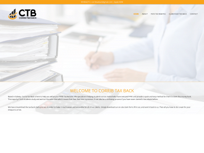 corribtaxback.com snapshot