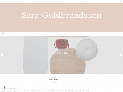saraguldbrandsson.se snapshot