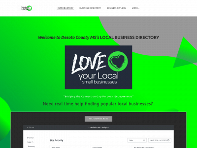 www.loveforlocals.com snapshot