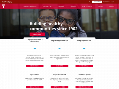 ymcacalgary.org snapshot