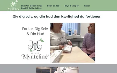 klinikmynteline.dk snapshot