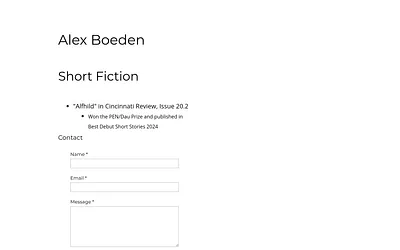 alexboeden.com snapshot
