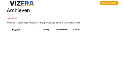 vizera.nl snapshot